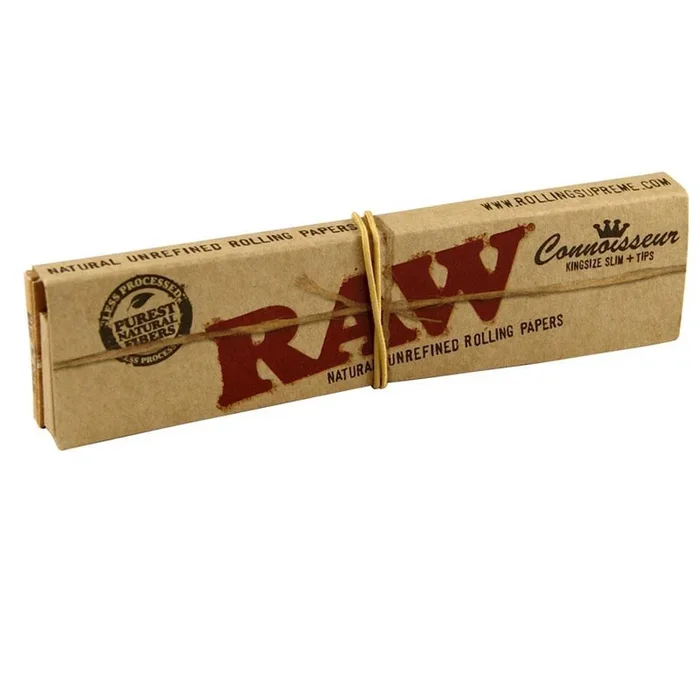 Raw Connoisseur Rolling Papers With Tips – 2 Pack