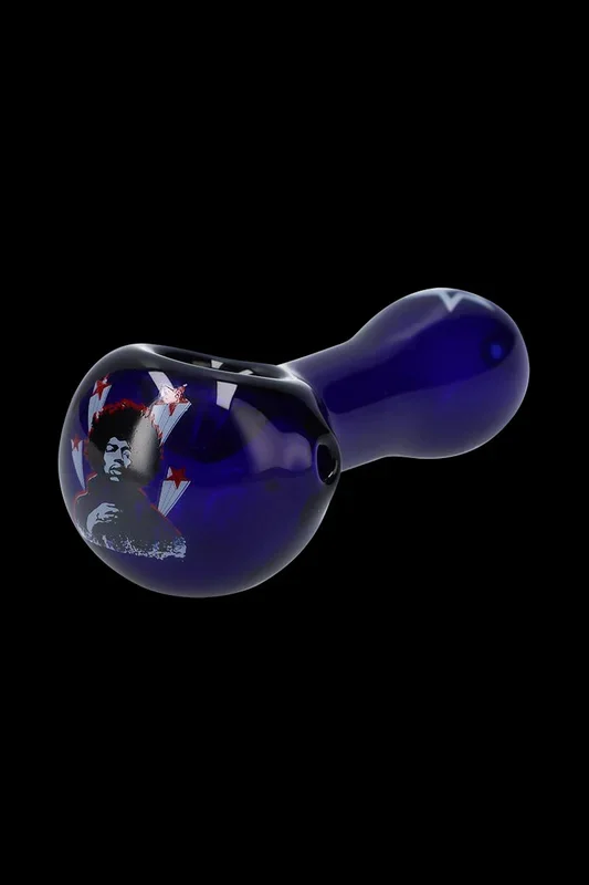 Rock Legends “Jimi Star” Glass Spoon Pipe