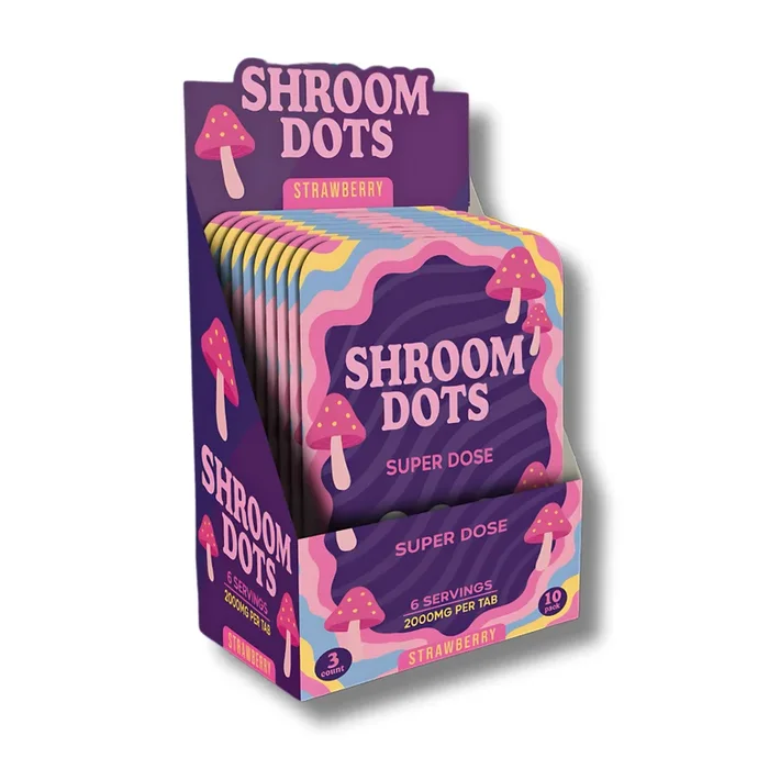 Shroom Dots Super Dose Tablets 3 Pack 2000MG