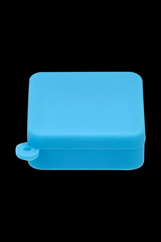 Silicone Square Keychain Stash Container