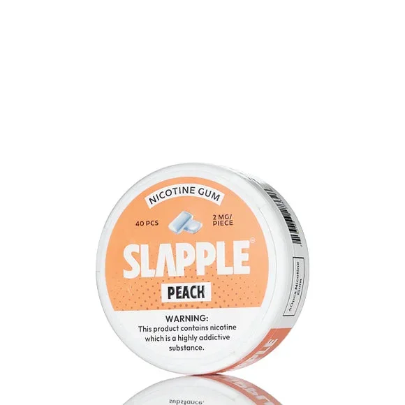 Slapple Peach Nicotine Gum
