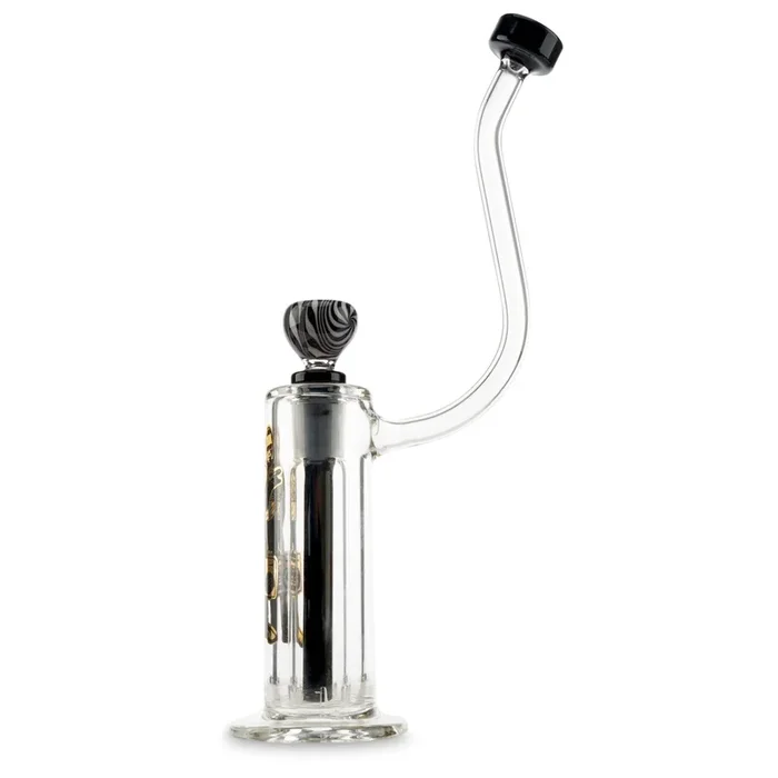 Slum Gold Bubbler – Black with Gold Print