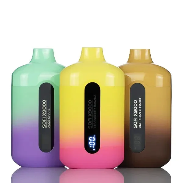 SOFI X9000 9000 Puffs Dual Mesh No Nicotine Disposable Vape – 18ml