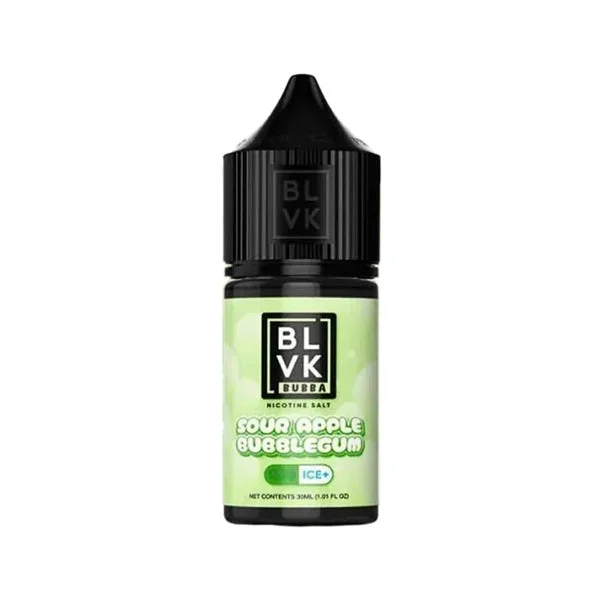 Sour Apple Bubblegum BLVK Bubba Salts 30mL