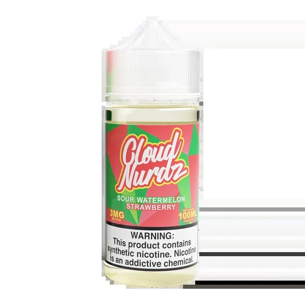 Sour Watermelon Strawberry Cloud Nurdz eJuice