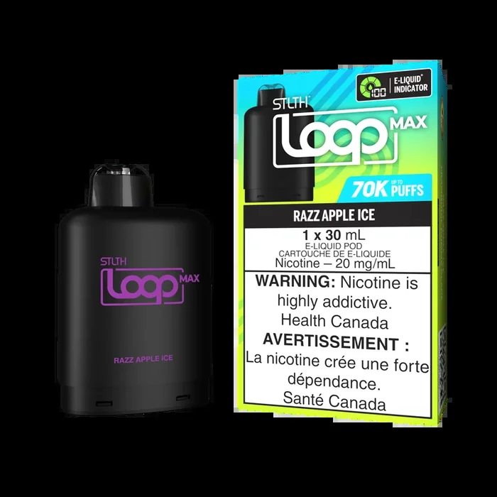 STLTH LOOP MAX Pod Pack – Razz Apple Ice