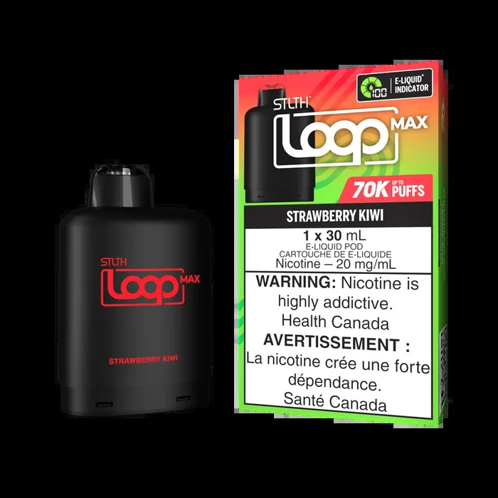 STLTH LOOP MAX Pod Pack – Strawberry Kiwi