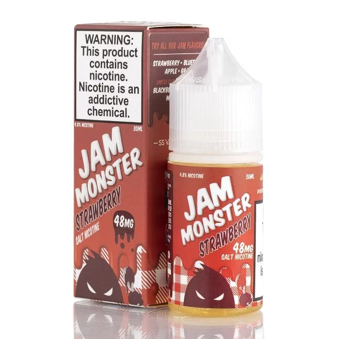 Strawberry By Jam Monster – Salt Nicotine 48mg – 30ml (TFN)