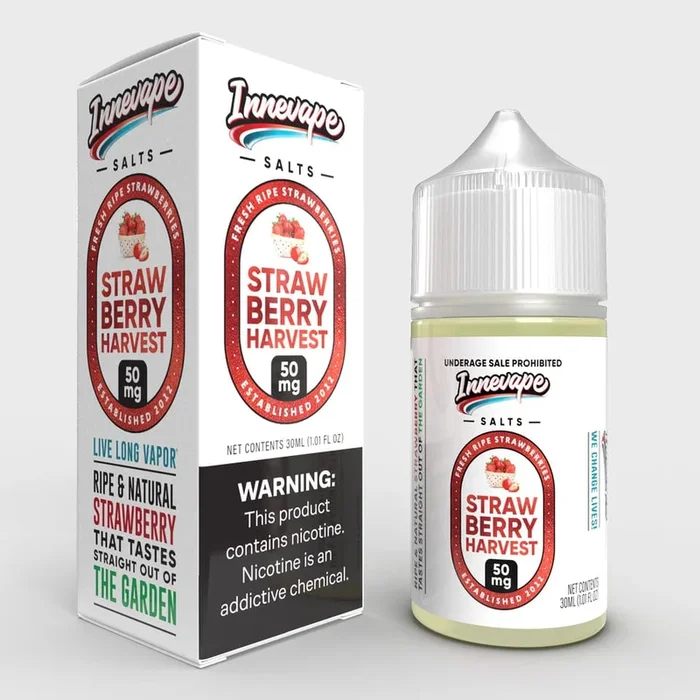 Strawberry Harvest SALT – Innevape E-Liquids – 30mL