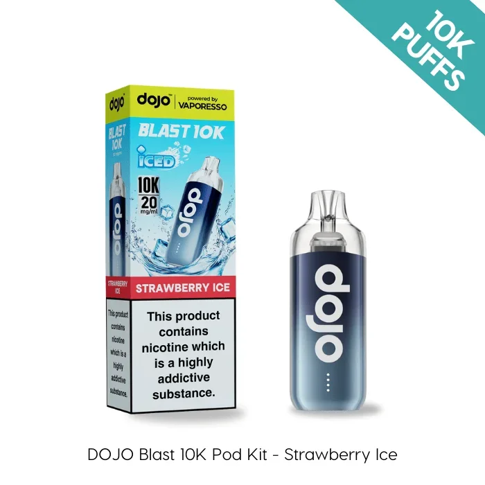 Strawberry Ice – Vaporesso Dojo Blast 10K Prefilled Kit