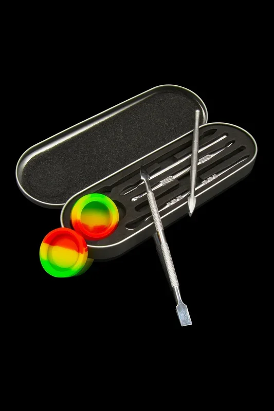 Titanium Dabber Set with Silicone Dish and Case