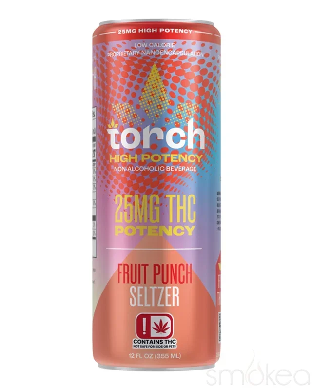 Torch 25mg High Potency THC Seltzer – Fruit Punch