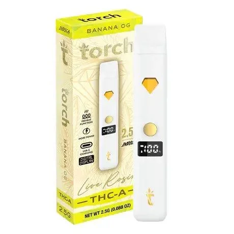 Torch Live Rosin THC-A Diamond 2.5G Premium Blend 2.0 Disposable Vape
