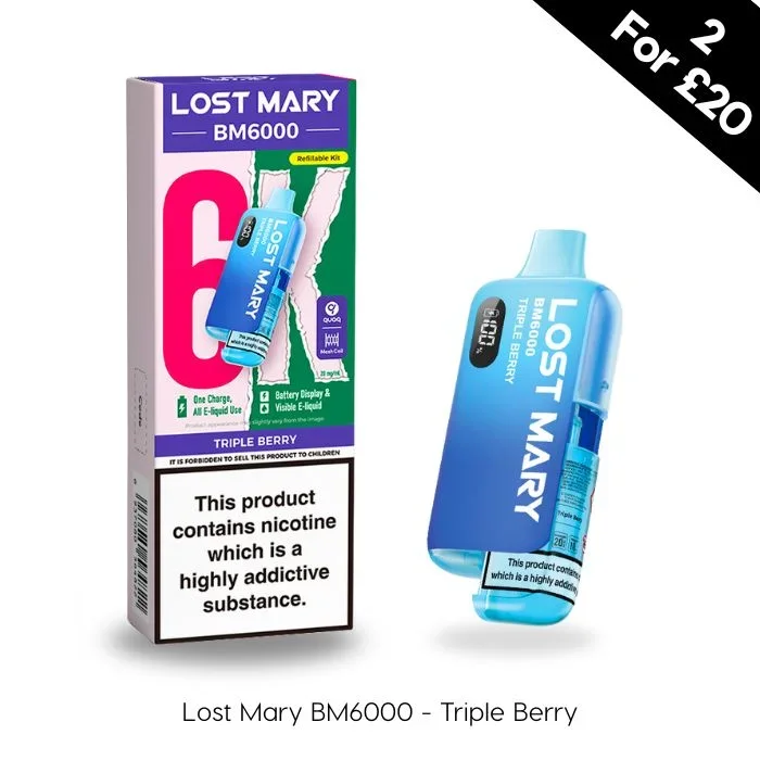 Triple Berry – Lost Mary BM6000 Prefilled Pod Kit