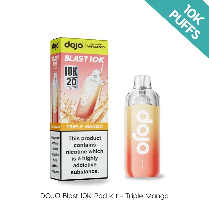 Triple Mango – Vaporesso Dojo Blast 10K Prefilled Kit