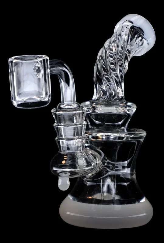 Twisted Neck Dab Rig with Showerhead Perc – 5 in