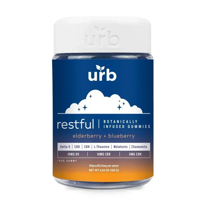 URB Restful Botanically Infused Gummies 1875MG (30ct)