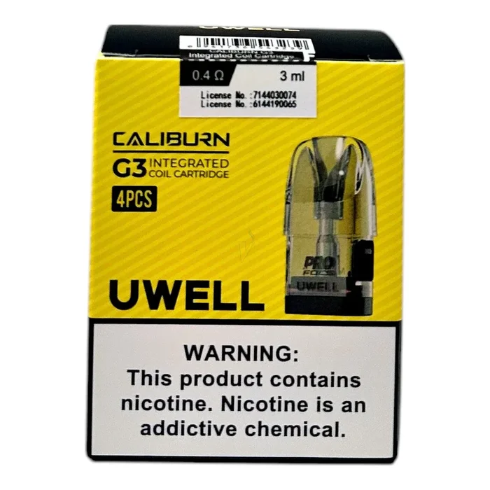 Uwell Caliburn G3 3ml Replacement Integrated Coil Cartridge