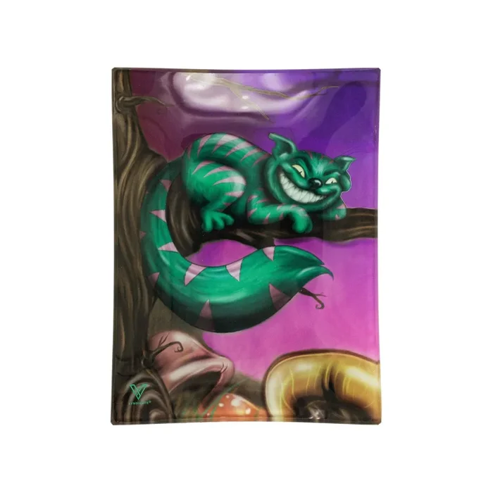 V Syndicate Cheshire Shatter Resistant Glass Rolling Tray – 6.5in