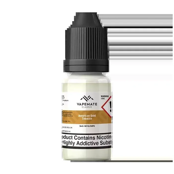 Vapemate Classic American Gold Tobacco 10ml