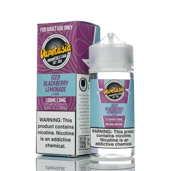 Vapetasia – ICED Blackberry Lemonade – 100ml