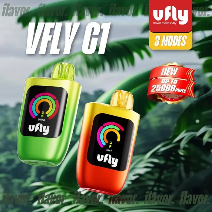 VFLY C1 25K Powered by SKE Disposable Device – 25,000 Puffs