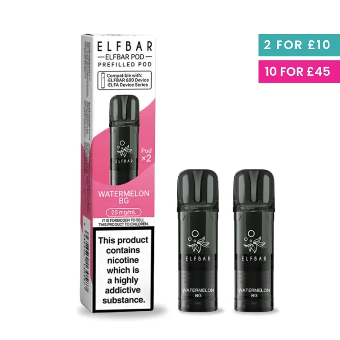 Watermelon BG – Elf Bar 600 Pre-Filled Pods