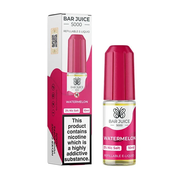 Watermelon Nicotine Salt by Bar Juice 5000