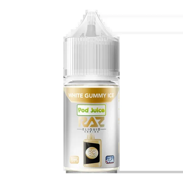 White Gummy Ice RAZ X Pod Juice