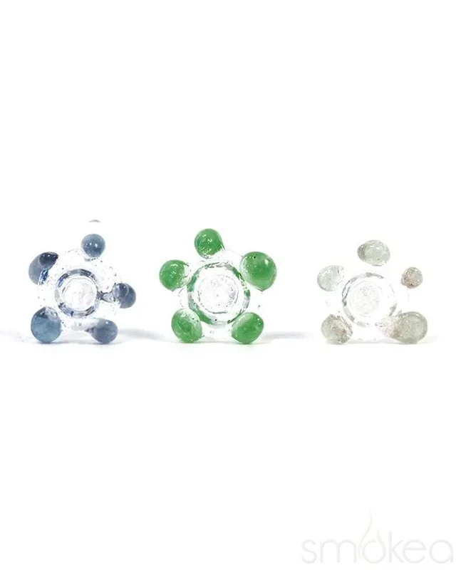 White Rhino Glass Flower Screen