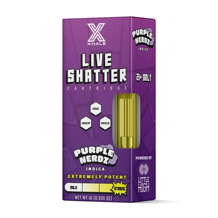 Xhale Live Shatter HHC Cartridge – 1000mg