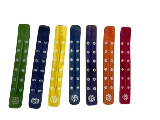 ZenN – 7 Seven Chakra Set Incense Ash Catcher