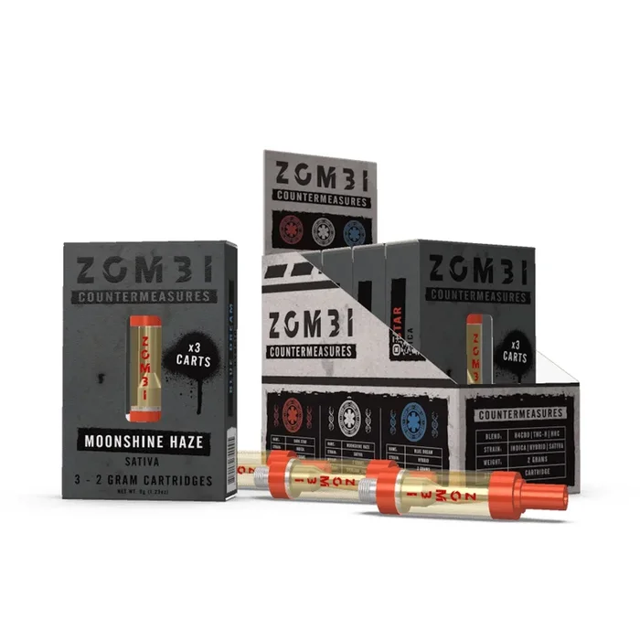 Zombi THC-H Countermeasures Cartridge – 6000mg (3 Pack)
